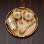 10 Inch Kansa Bronze Bhojan/Dinner/Thali 5 Items