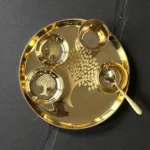 Designer Kansa Thali Set